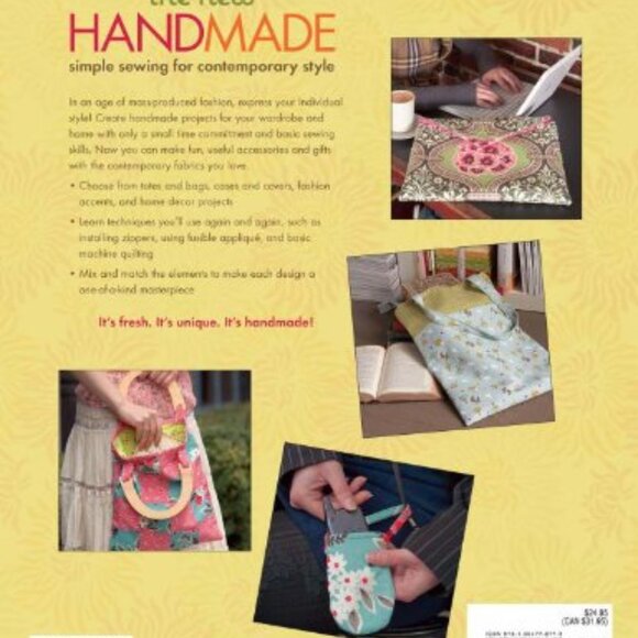 The New Handmade Contemporary Sewing Softcover Projects Book, Brand New - Picture 8 of 9